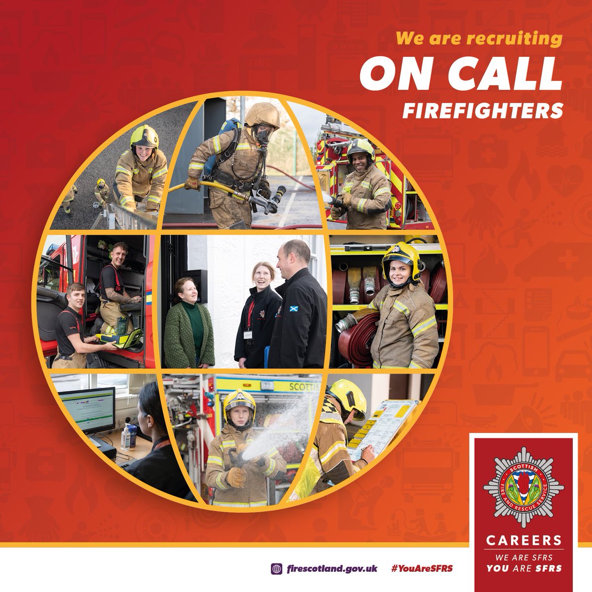I thought I’d start the week with the most important people in SFRS. You. We need dedicated and highly trained people to respond to the many types of incident we attend. If you’ve ever thought about joining your local on call crews but didn’t know how to go about it…….
