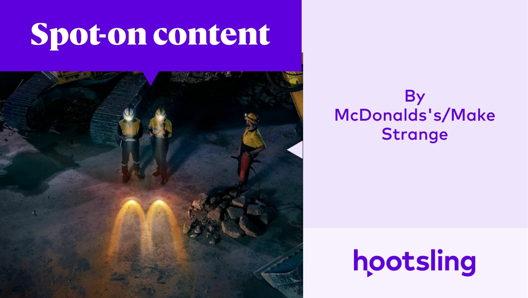 10k60Content's tweet photo. Marketing today is increasingly becoming all about the visuals. McDelivery Australia posted reminders of their late-night delivery service and 24-hour drive-thru with these creative visuals by Make Strange. 

📷Make Strange/McDonald's #marketing https://t.co/WPNqfqKpYz