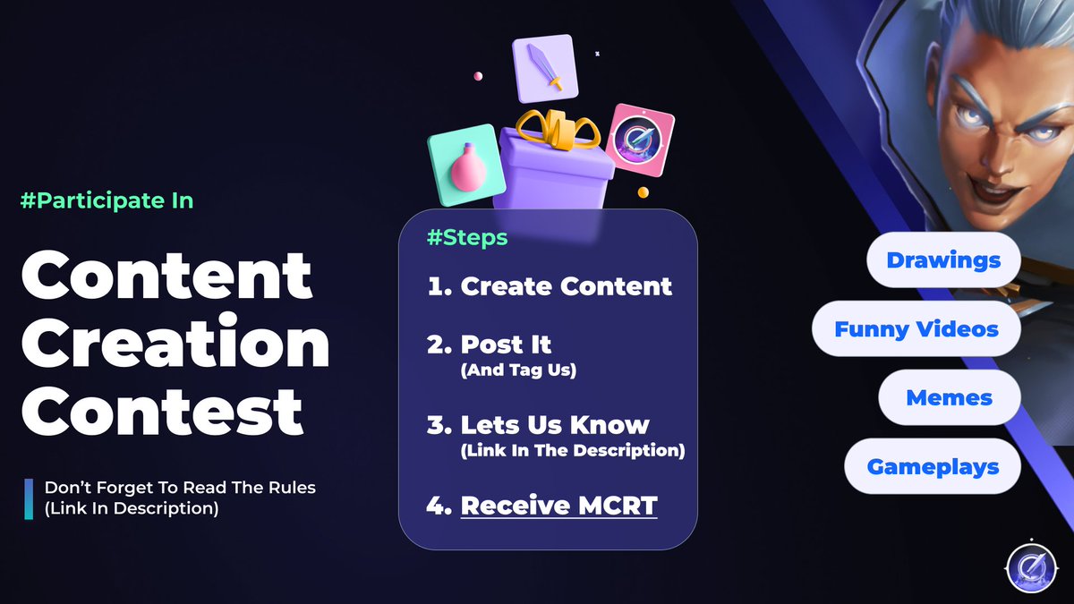MagicCraftGame's tweet photo. Reminding about our #MagicCraft Community content creation contest 🎨

Creators of epic content get $MCRT! 

Up to 100,000 $MCRT for grabs - see more below👇

https://t.co/6AMDpHuVoG

#giveaway #playtoearn https://t.co/BOqKHs88WN