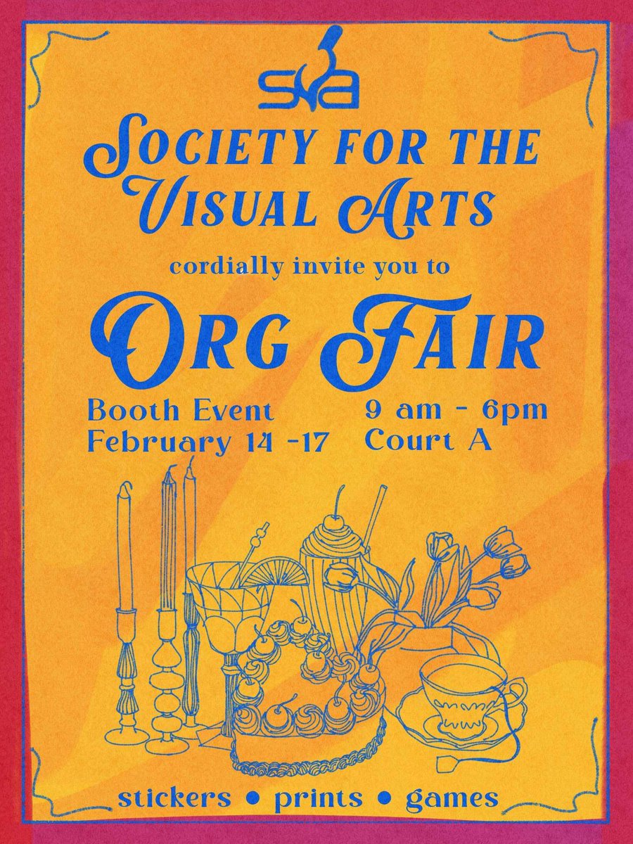upbsva's tweet photo. 'Pag dinrawing kita, akin ka! 😌😉😼

To welcome you at the University of the Philippines Baguio, Society for the Visual Arts cordially invites you to the org fair! Catch us with prints, stickers, and many more at UPB Court A, February 14-16 from 9 AM to 6 PM! https://t.co/grE0qg4y96