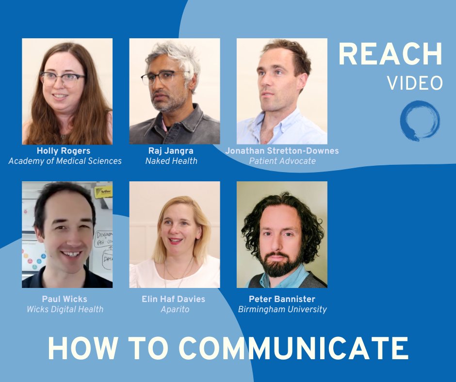 Need some #MondayMotivation ? 

Check out our star studded "How to communicate" video exploring key dimensions of #communication through #academic and #commercial lenses, as well as through #PatientExperience.   

 sign up here:  bit.ly/ReachBiotech 

#biotech #scicomm