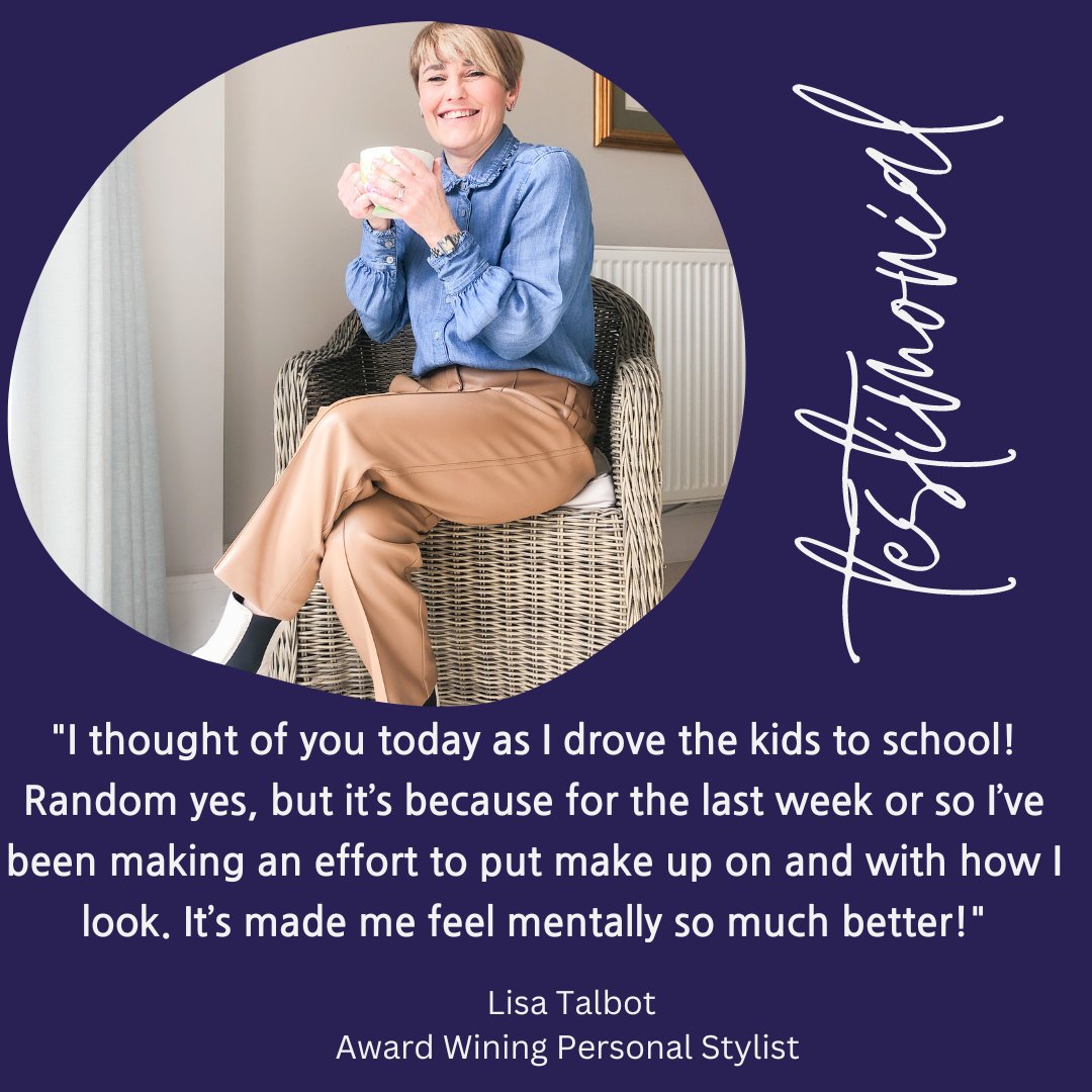 listalbot's tweet photo. I've never actually met this lady but it was so nice to receive this message from her.
I'm over the moon that I've been able to have an impact and change how this lady feels.
Thank you for your kind words.
#personalstylist #styleexpert #testimonial https://t.co/G22fZsgHzh