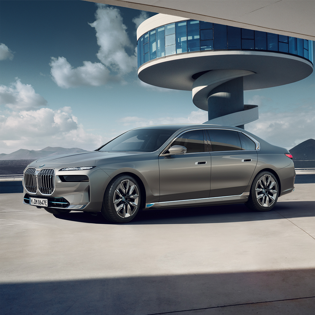 The new all-electric BMW i7 represents a new reality for those seeking luxury, comfort and innovation. Now available with a compelling 9.9% APR representative.

Sycamore Peterborough Ltd is a credit broker not a lender. Ts&amp;Cs apply.