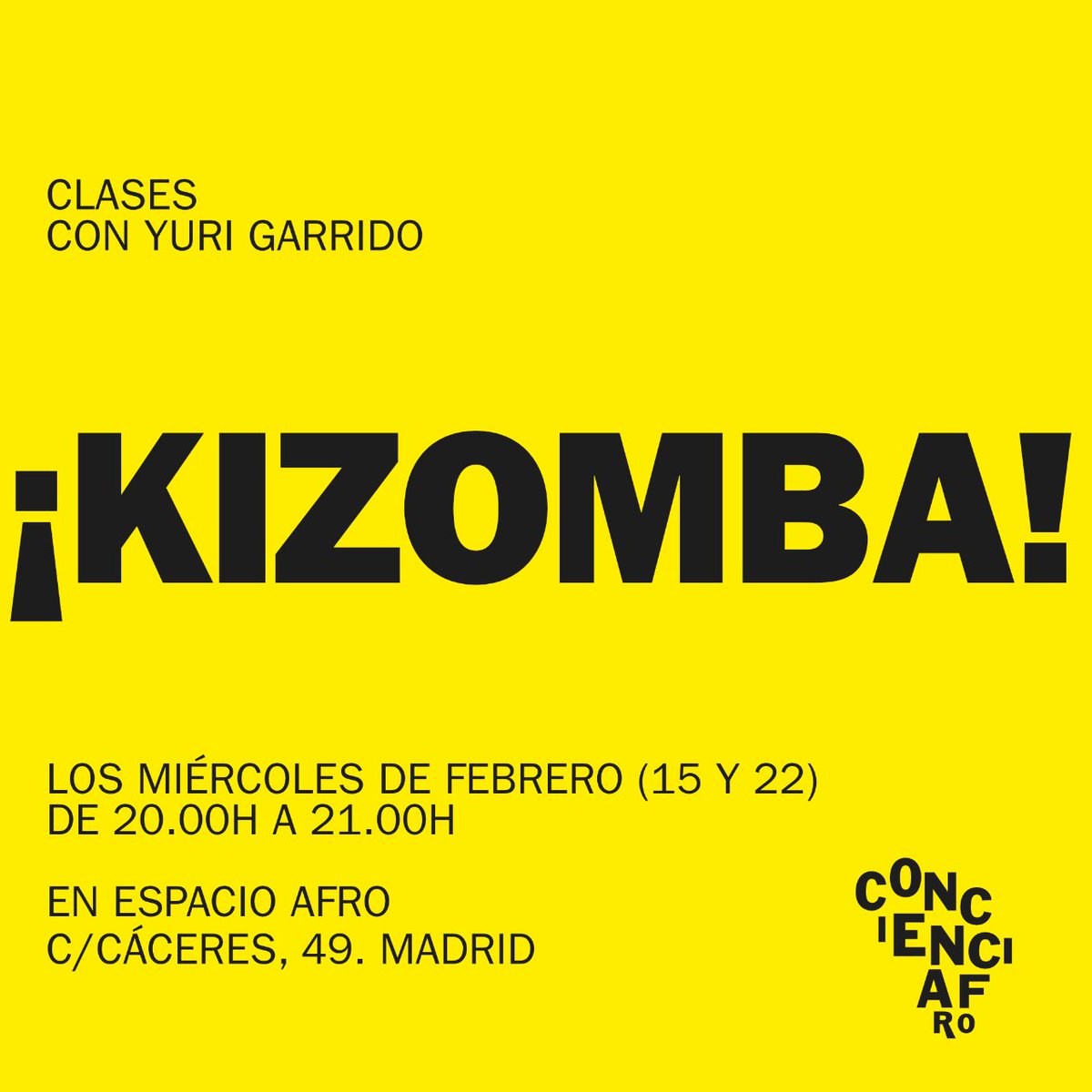 EspacioAfro's tweet photo. Clases de Kizomba en Espacio Afro 🔥
¡¡¡¡ DESDE ESTE MIÉRCOLES !!!!! https://t.co/JwhnOJYXOq
