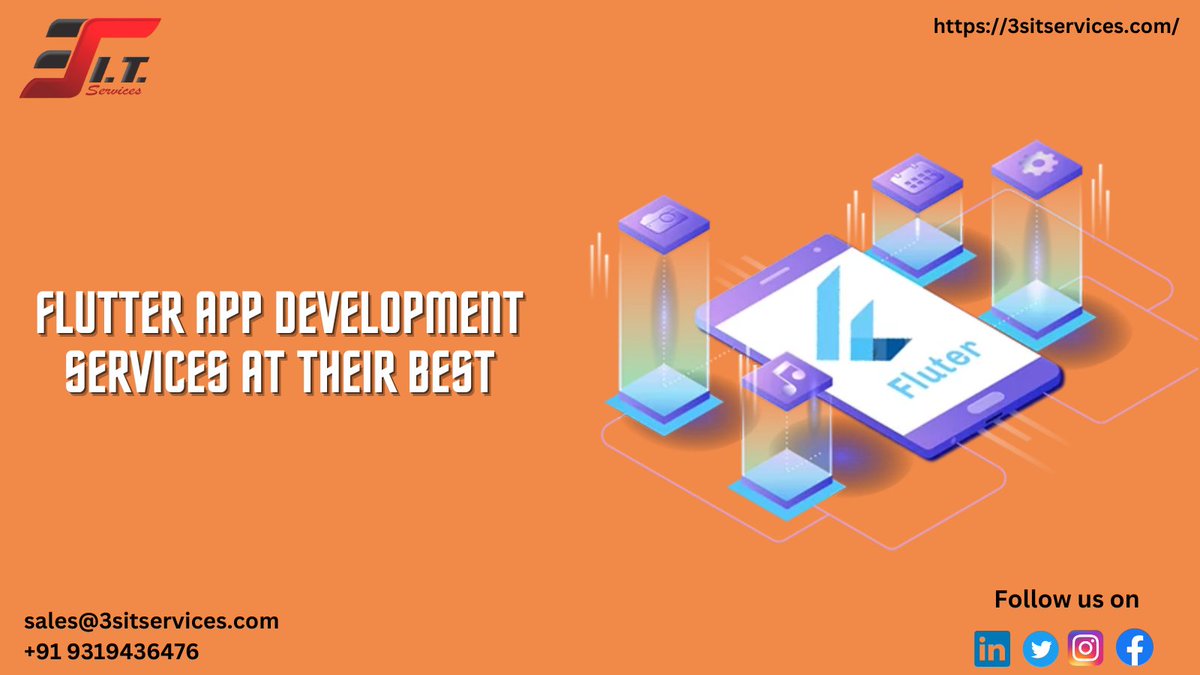 3sitservices's tweet image. #3sitservices is a leading mobile and web app development company with a special focus on developing and delivering the most flexible software to clients to multiple verticals. With the help of our experienced team we are capable enough to develop the best ever #flutterapps.