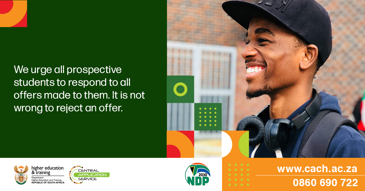 We urge all prospective students to respond to all offers made to them. It is not wrong to reject an offer.