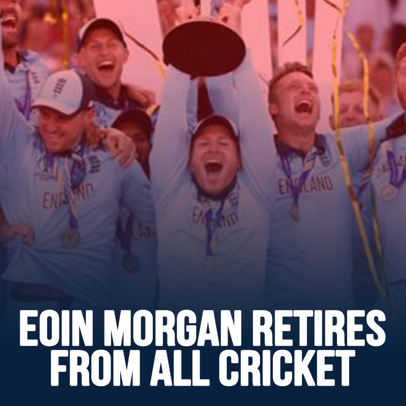 TheBarmyArmy's tweet photo. 🚨 EOIN MORGAN RETIRES FROM CRICKET 🚨

Captain, leader, legend. Enough said.

Thanks @Eoin16 ❤️ https://t.co/lL9xhaNK92