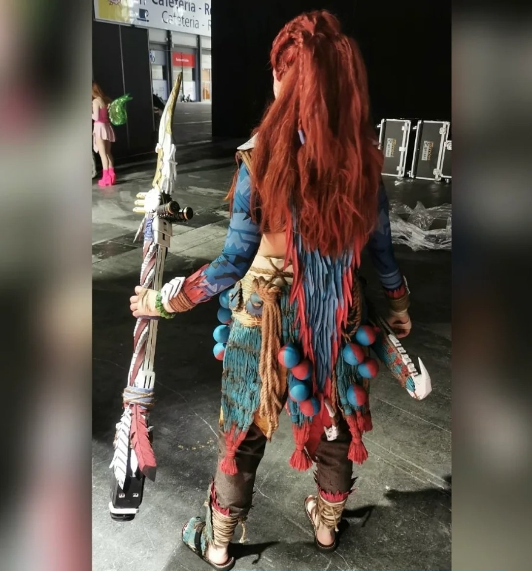 Vengo a dejaros esto x aquí 😊💜

#Aloy #aloycosplay #horizonforbiddenwest