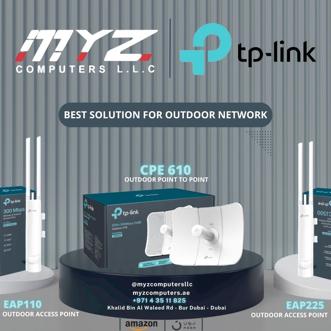 myzllc's tweet photo. Say goodbye to slow and unreliable Wi-Fi with the 
TP-Link EAP series! Upgrade your network today. #EAPseries #FastWiFi #myzcomputers #VisitDubai 
https://t.co/nPVzyRNC9e https://t.co/ub0B25SJ0t