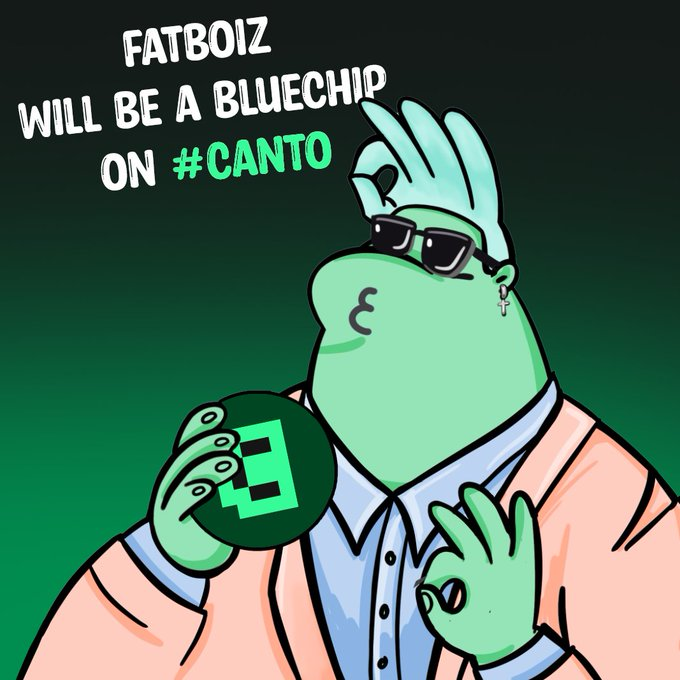 5x FatBoiz WL Spots Giveaway 🎉

Rules:
1️⃣Follow <a href="/CantoNFTUpdates/">Rey Tech</a> &amp; @FatBoiz_NFT
2️⃣Like &amp; Retweet
3️⃣Tag 3 Friends

Winners in 24 hours. LFG 🚀

#CantoMints #CantoNFT #CantoNFTs #CantoGiveaways #CantoGiveaway