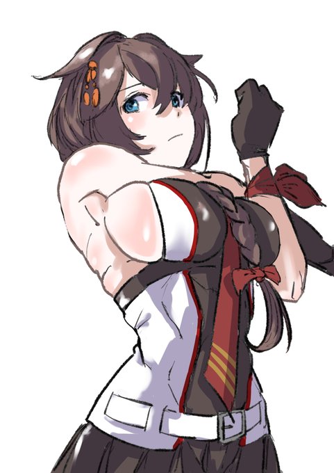 先月描いた時雨っぱい置いておきますね 