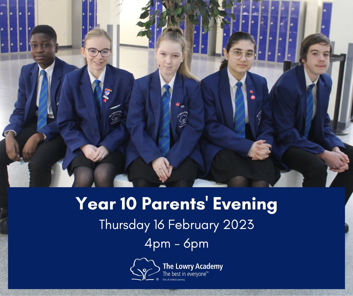 The Lowry Academy on Twitter "Calling all our Year 10 Parents and