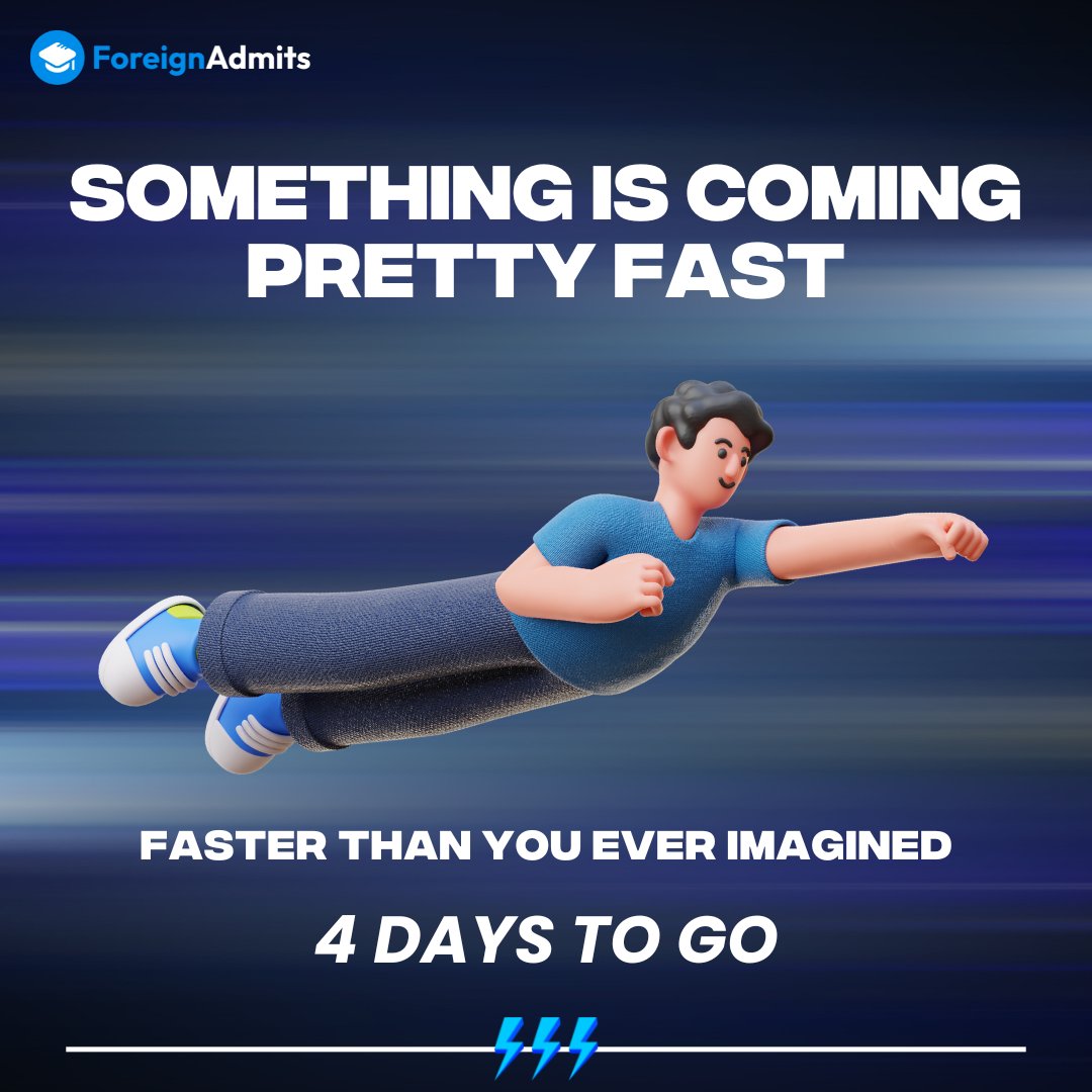 foreignadmits's tweet photo. Excitement is in the air at #ForeignAdmits 💡 

We're getting ready to launch something big that's going to change the #studyabroad industry forever🎓

Can you guess what it is❓

Stay tuned for more updates! 🚀 

#studyabroadconsultants #educationloan #highereducation #staytuned https://t.co/33U9QksAak