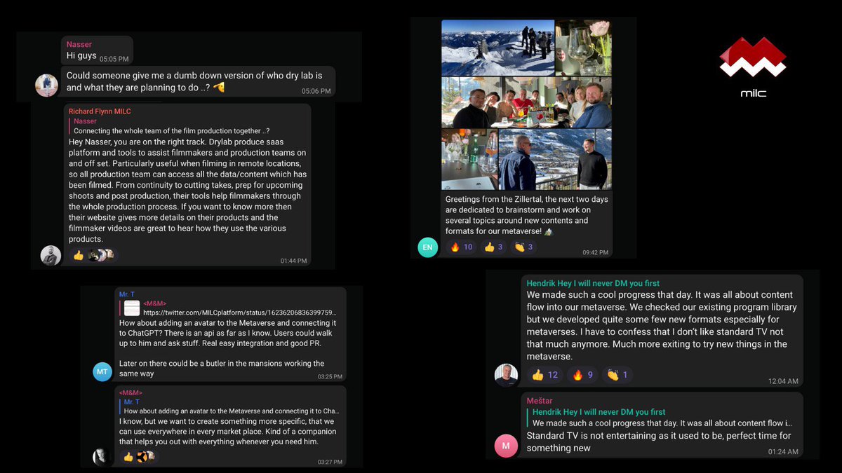 MILCplatform's tweet photo. What is different about MILC’s Telegram Group? 💭

✅ Get answers to your questions directly from the MILC core team members ✨

✅ Share any opinion/suggestion you might have for the project 🤝

✅ Get fastest updates before its shared on MILC’s Twitter 🚀 https://t.co/xHgrDQNtN7