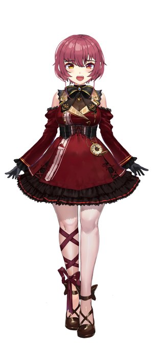 ショート!!!
#マリン新髪型予想 