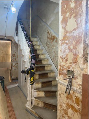 Formachat's tweet image. This is a sneak peak of the staircase transformation on our recently completed Victorian house refurbishment &amp;amp; extension in Putney, SW London. We are proud of the end result and look forward to sharing the results once professionally photographed for our happy Client.