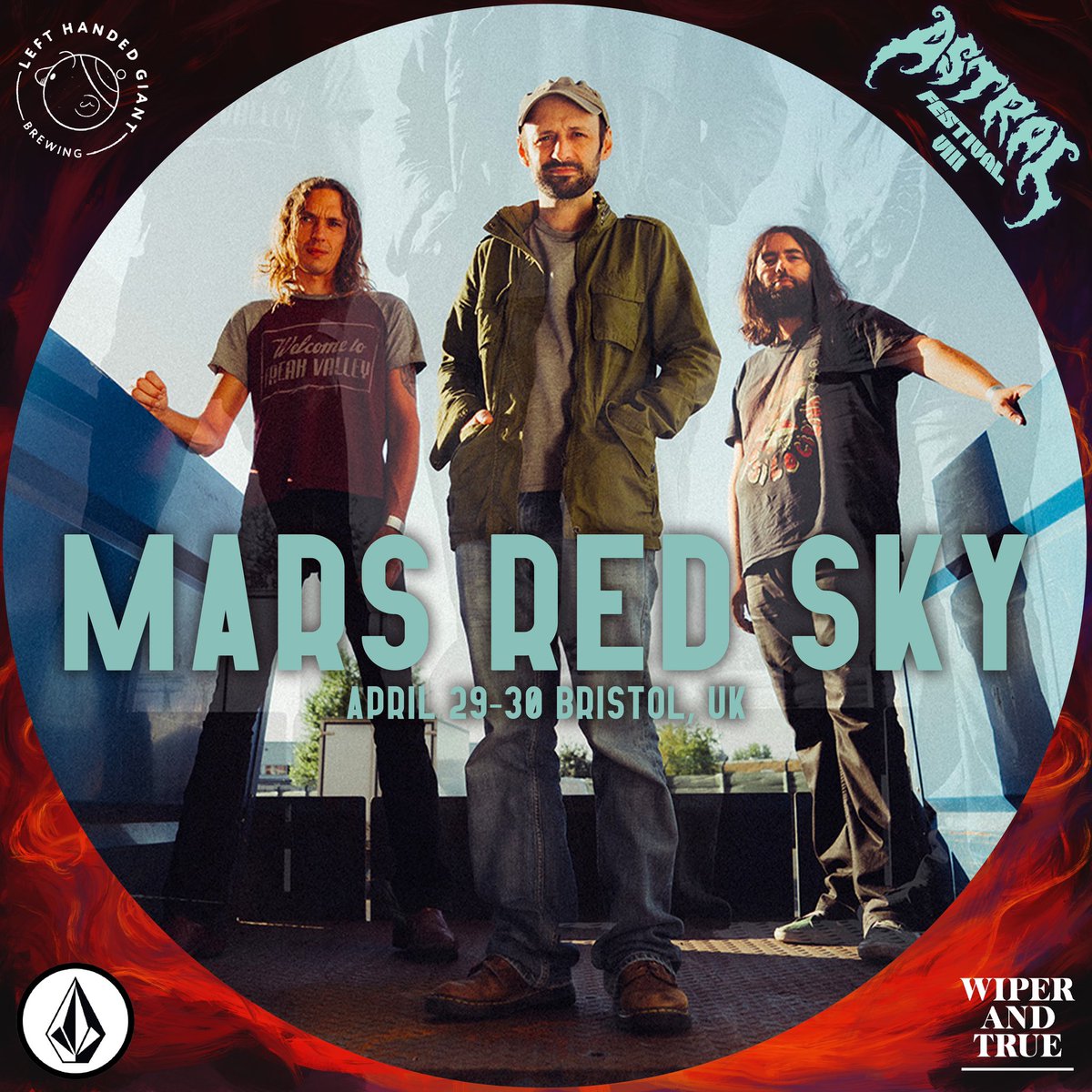Our headliners for the main stage on Saturday and Sunday. <a href="/GnodGnetwerk/">GNOD</a> @MarsRedSky1 @strangebrewbriz 

Tickets- astralfestival.com/tickets
