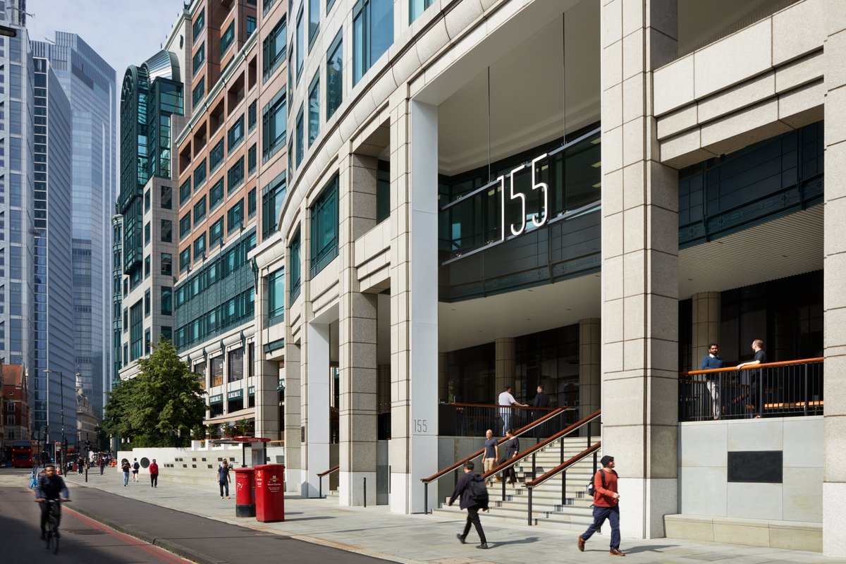 We've recently let c. 60,000 sq ft of new space at 155 Bishopsgate to existing Broadgate customers, taking the building to 85% let, and underlining the appeal of the @BroadgateLondon campus as a world-class destination. #CommitAndCollaborate