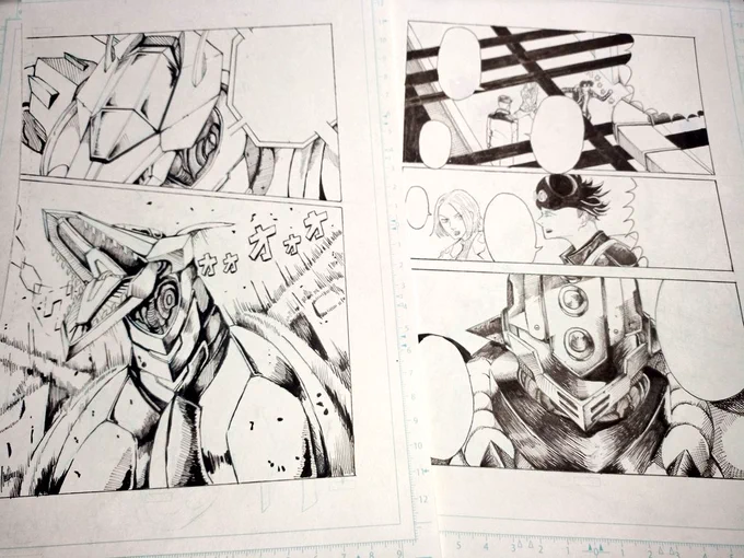 ちょっと前に描いてた漫画の残骸出てきた
漫画よりも単発イラスト描いてる方が性に合ってるから断念した 