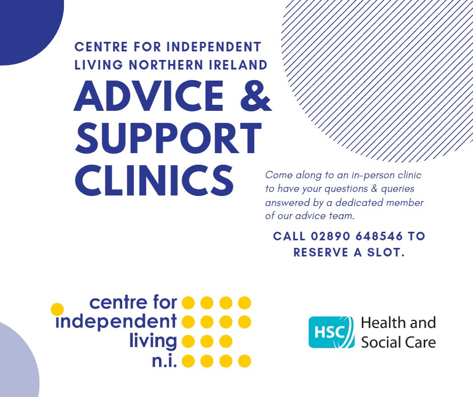 Our first Western Trust clinic, taking place in Derry Central Library, this Wednesday, February 15th, still has some spaces.  Call us now, on 028 9064 8546, to book your place.