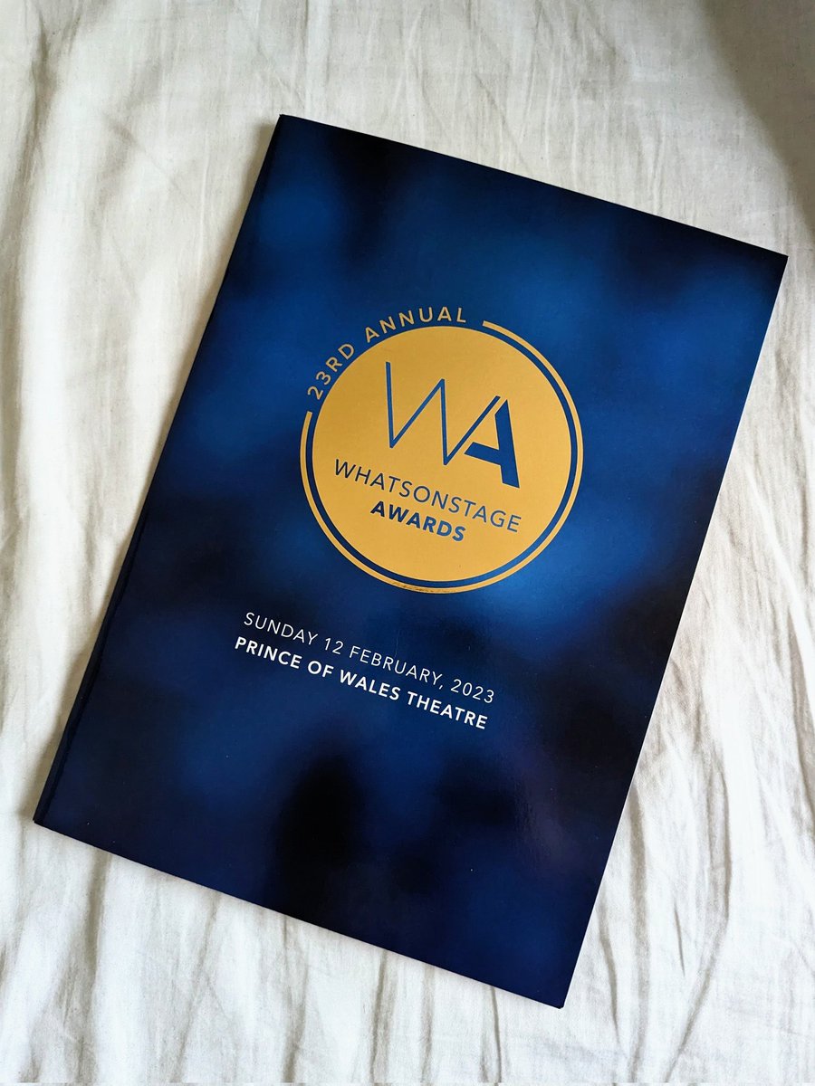 ⭐ THEATRE FAN GIVEAWAY ⭐

I have ONE special 23rd Annual #WOSAwards programme to giveaway to one lucky person ✨

All you have to do is like this tweet &amp; make sure you follow me to be in with chance 💖

I'll pick someone at random on Wednesday at 12pm 😘 X x x