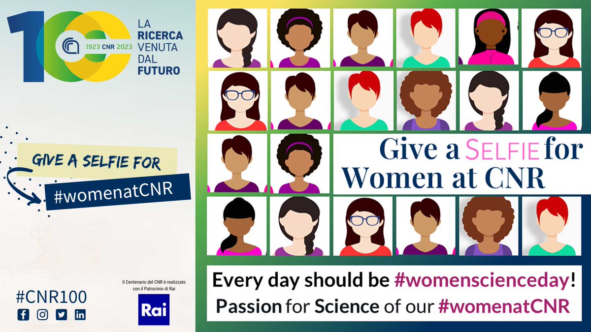 cnr_scitec's tweet photo. Let’s discover the stories of passion for science of our #womenatCNR  #CNR100 #WomenScienceDay
Follow us every week and for more info:
👉 https://t.co/rG83nBb6lE
👉 https://t.co/4Oo31uuGbv
👉 https://t.co/jmBxBQEfkS https://t.co/nIsl3DBf7u