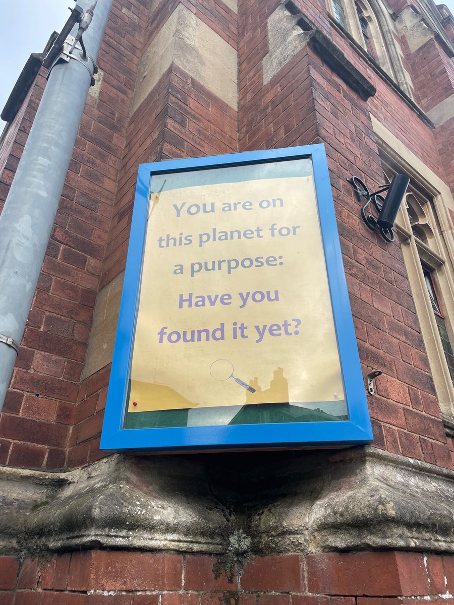 A touch of Monday Morning Anxiety, courtesy of the local church.
