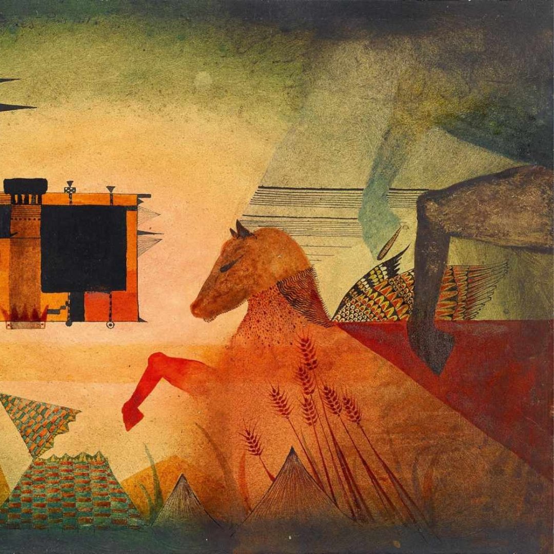 SamModerno's tweet photo. La obra de Antoni Tàpies “Caballos, barca y personaje” (1951), estará presente en #SAM23 de la mano de @salanonell
Es una obra excepcional por su rareza y su relevancia en la evolución creativa del pintor.
Reserva tu entrada gratis en https://t.co/0KtTaJRMBa https://t.co/GGOdPE2LgK