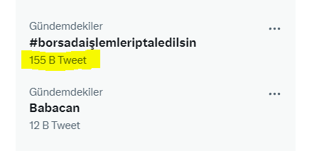 #Borsadaislemleriptaledilsin diyen birbirnden bağımsız 10binlere sesleniyorum

1. Sizi kim hafife alıp twettle iş olmaz derse
aşağıdaki resmi gösterin

2. 4 milyon yatırımcı aileleriyle 10 milyon oy demek Kimse bunu göze alamaz

ama bunları anlatacak bir temslci olmalı toplantıda