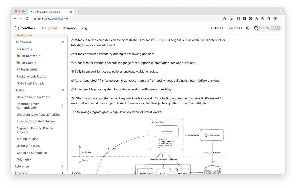 👀 This project by <a href="/jiashenggo/">jiasheng(zenstack.dev)</a> and <a href="/ymcao9/">Yiming (zenstack.dev)</a> looks really interesting!

✅ Data access rules in the Prisma schema
✅ Custom attributes  in the Prisma schema
✅ Fullstack with E2E type-safety

👉 zenstack.dev