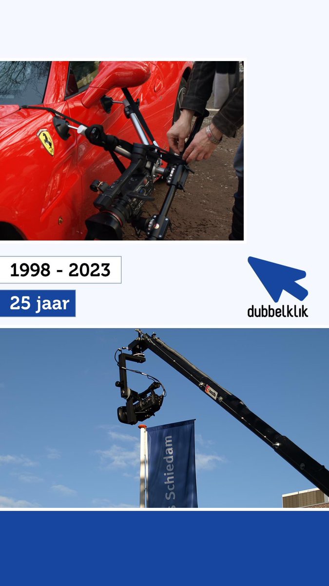 dubbelklik's tweet photo. Voor het maken van de mooiste video-opnames beschikken we bij  Dubbelklik over veel eigen apparatuur, zoals: camera's, licht, chromakey, autocue, een cameracrane, Steadicam, carmount en slider.

https://t.co/gRlrMTbrFE https://t.co/cICzp1zggk