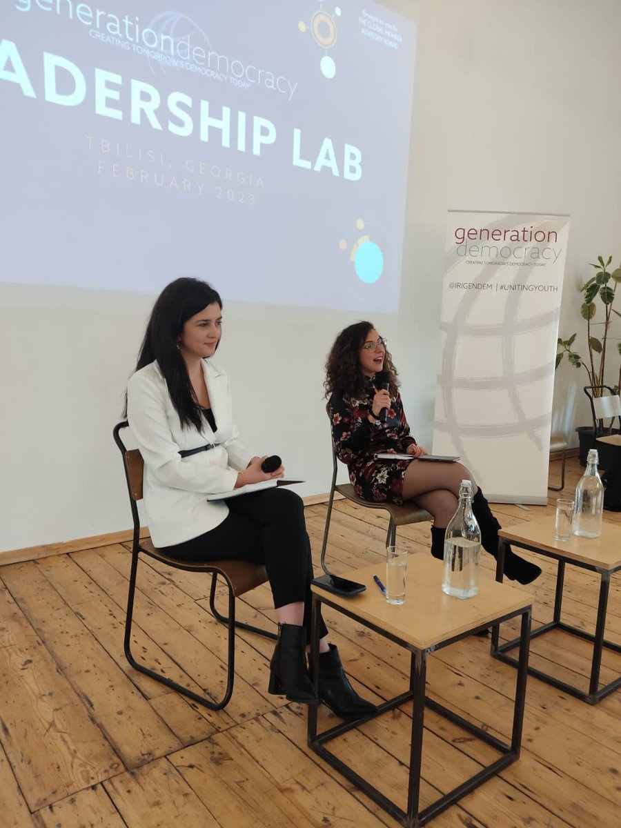 irisacupa's tweet photo. Leadership Lab in Tbilisi with @IRIGenDem @IRIglobal has been a wonderful experience of individual growth, stronger network and a clear vision of the future.
Creating tomorrowโs democracy today is the goal! https://t.co/xqOWE1O9EY