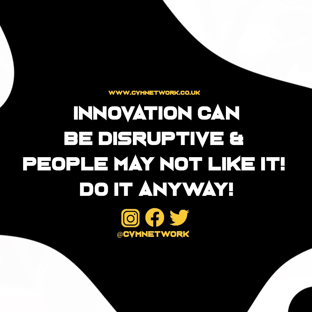 CVMNetworkUK's tweet photo. Just Do It Anyway! #Innovation https://t.co/QqehYbkL1z