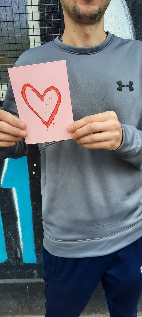 Behind every handmade card is a person experiencing homelessness. Each unique #Valentine will provide a hot meal for someone in need. Available for collection. Share the love 💕