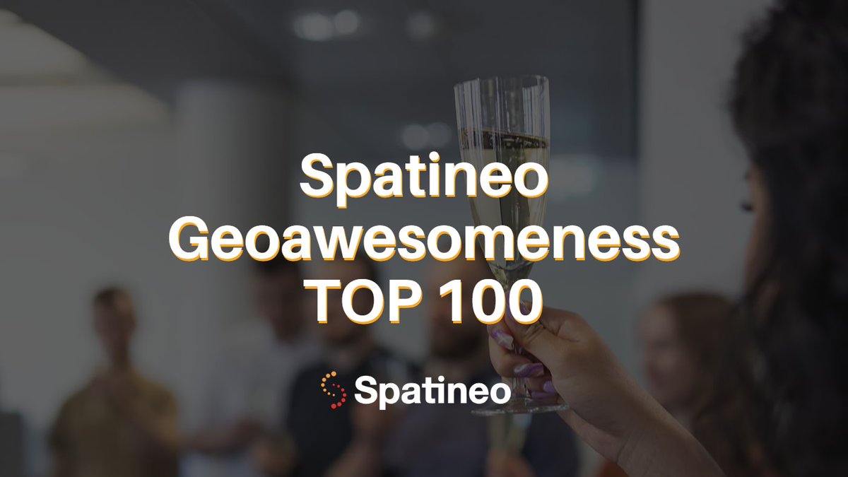 Spatineo has been selected as one of the Global Top 100 Geospatial Companies by @geoawesomeness 😎 This recognition is a testament to the hard work and passion that our team has poured into our projects over the years.

🇬🇧 spatineo.com/spatineo-recog…
🇫🇮 spatineo.com/fi/spatineo-va…