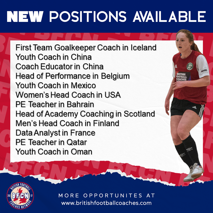 Britcoachesnet's tweet photo. New jobs added!
View jobs here: https://t.co/E4CjUrotLt
Get BFCN Membership here: https://t.co/BdEH1VpLI6
You can access these and more for £4.42 monthly.
#FootballCoachingJobs #CoachingJobs #CoachAbroad #CoachFootballAbroad #JobsInFootball #FootballJobs #FootballCoaching #BFCN https://t.co/GEreYUqWU8
