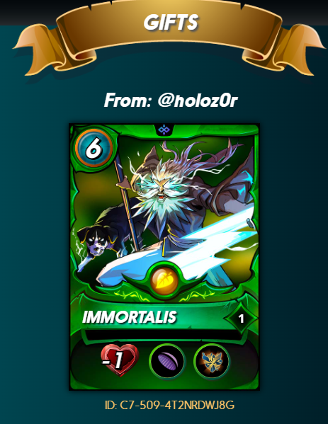 solving_chaos's tweet photo. On
@holoz0r
SPLTV stream, I won this as part of the #FomoFeb giveaway. More importantly, I learned much from the discussion about the land from all the users during the stream!
Thanks to @splinterlands for having this promotion!! https://t.co/cfvm2xzkIS