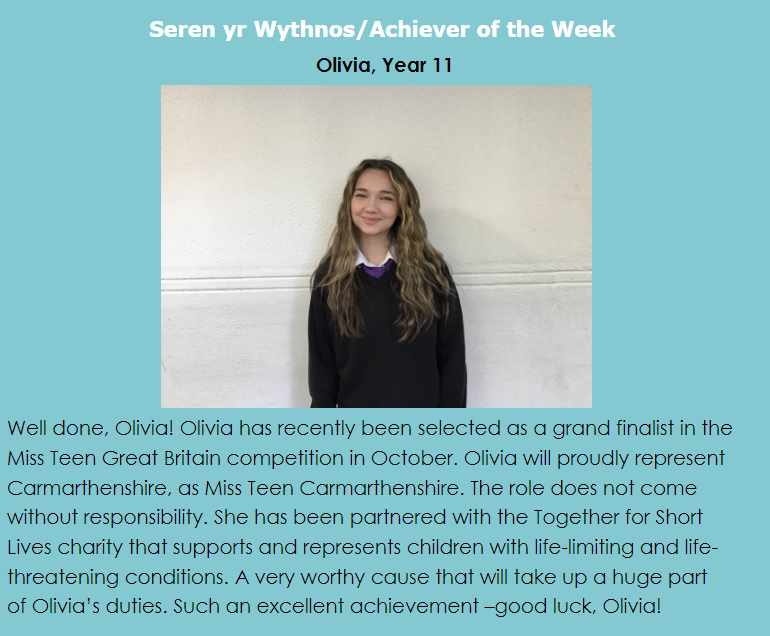 CoedcaeSchool's tweet photo. Seren yr wythnos / Achiever of the week https://t.co/Km6oTgGSc1