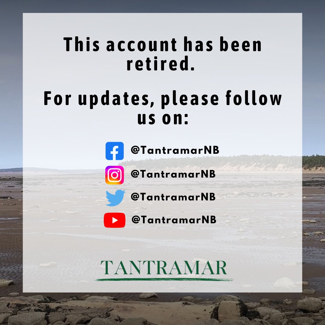 Follow us on the new @TantramarNB channels for updates on what's happening in the community!