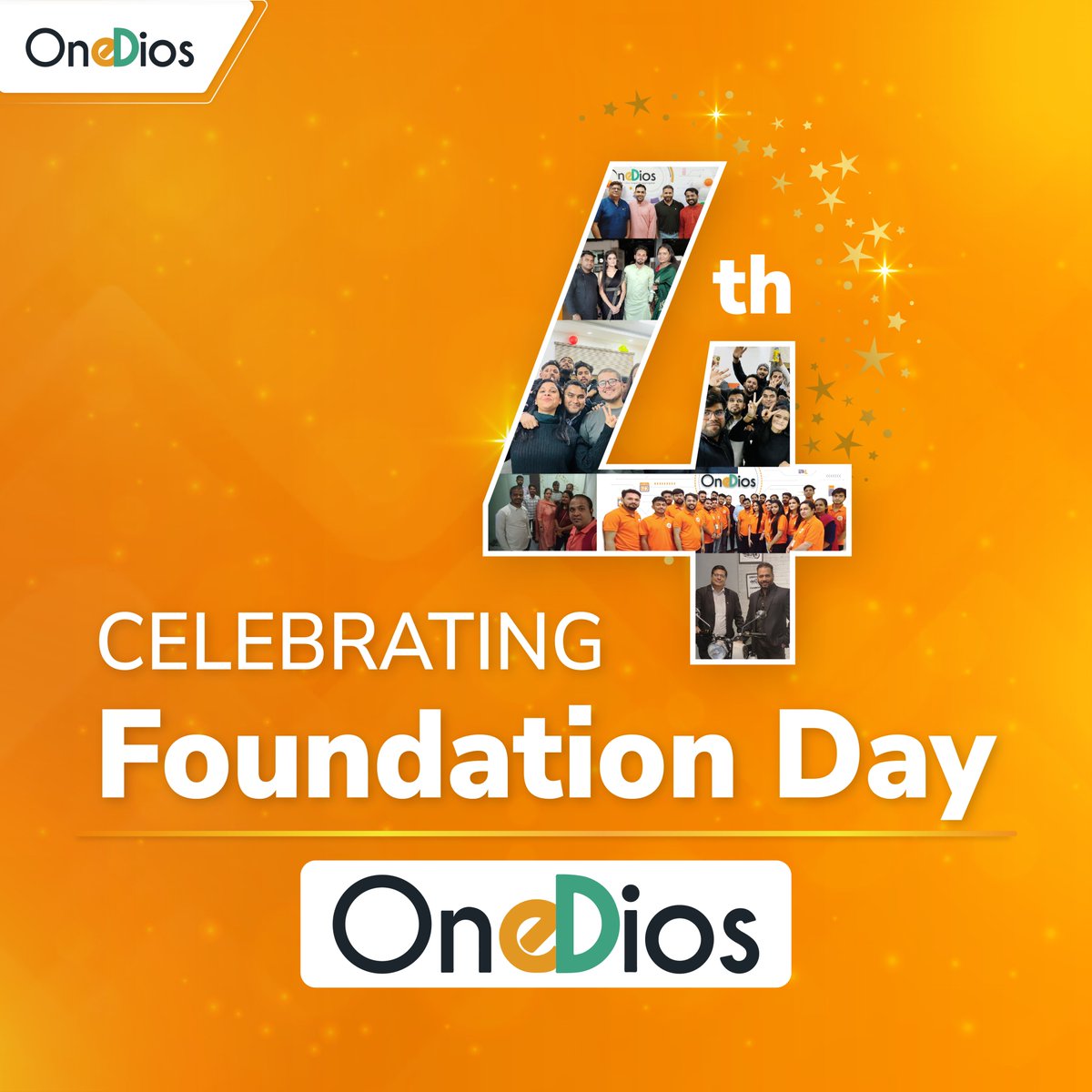OneDios_India's tweet photo. Celebrating another year of growth and success!
#foundationday #4thfoundationday #celebration #onedios #onediosindia #startupindia #makeinindia #brands #ourteam #services #brandedservices https://t.co/IFfpLrt1pC