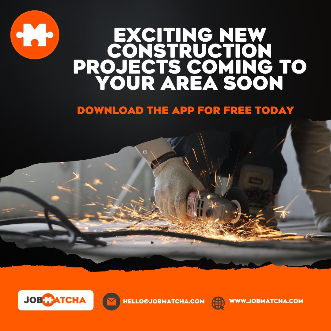 Register now so you don't miss out!

Google play - play.google.com/store/apps/det…

App Store - apps.apple.com/gb/app/jobmatc…

#Construction #constructionworker #Jobs #APP