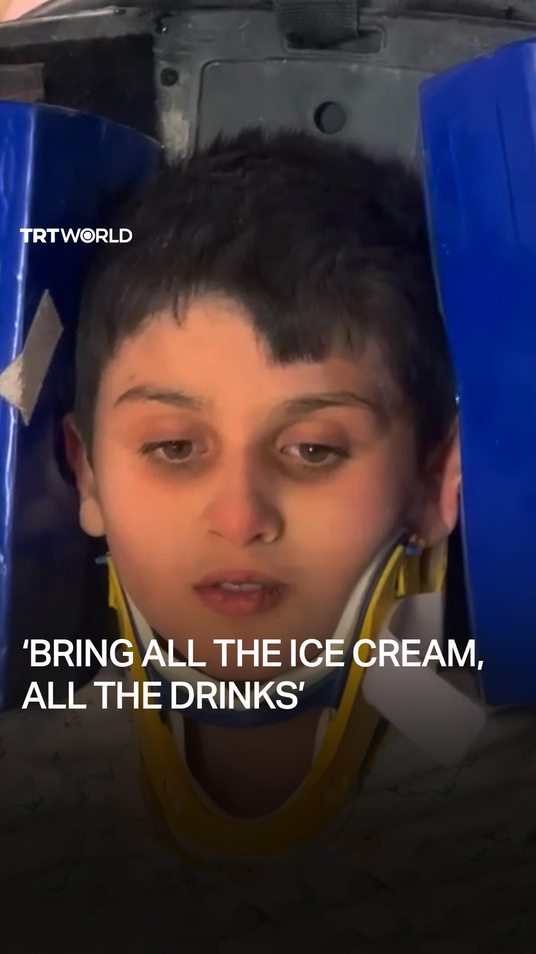 TRT World on Twitter ""Bring all the ice cream, all the drinks." Semih