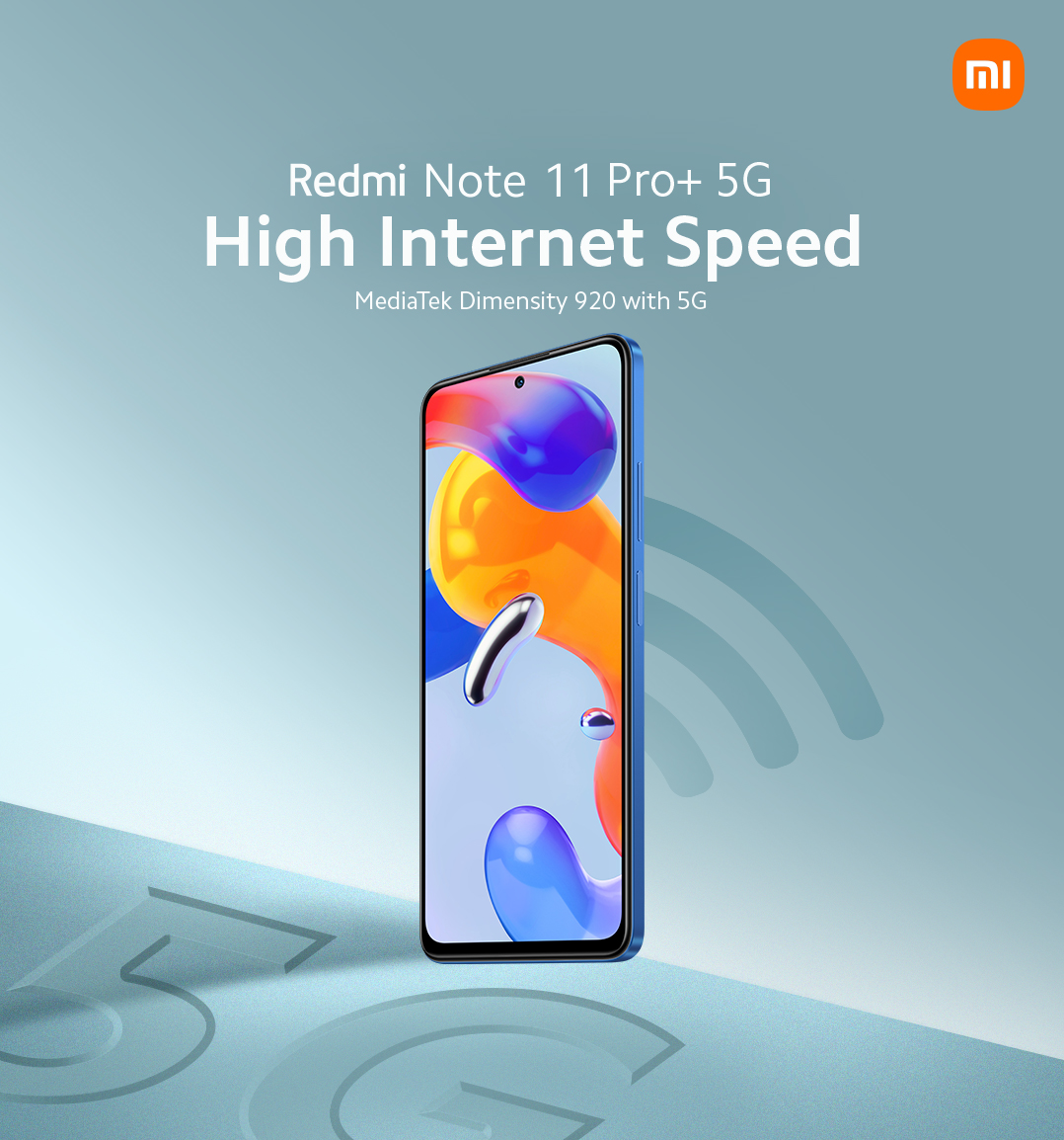 XiaomiNigeria's tweet image. With #RedmiNote11ProPlus5G enjoy a network faster than a bullet train.