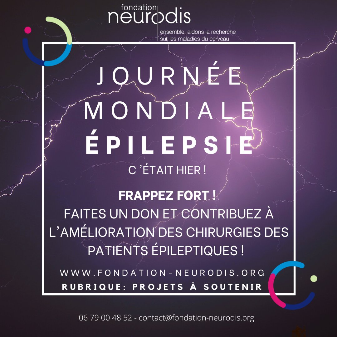 #EpilepsyDay  la Fondation Neurodis soutient un projet ambitieux à Grenoble pour améliorer les opérations chirurgicales des patients épileptiques ! 
Les détails fondation-neurodis.org/projet/la-pris…