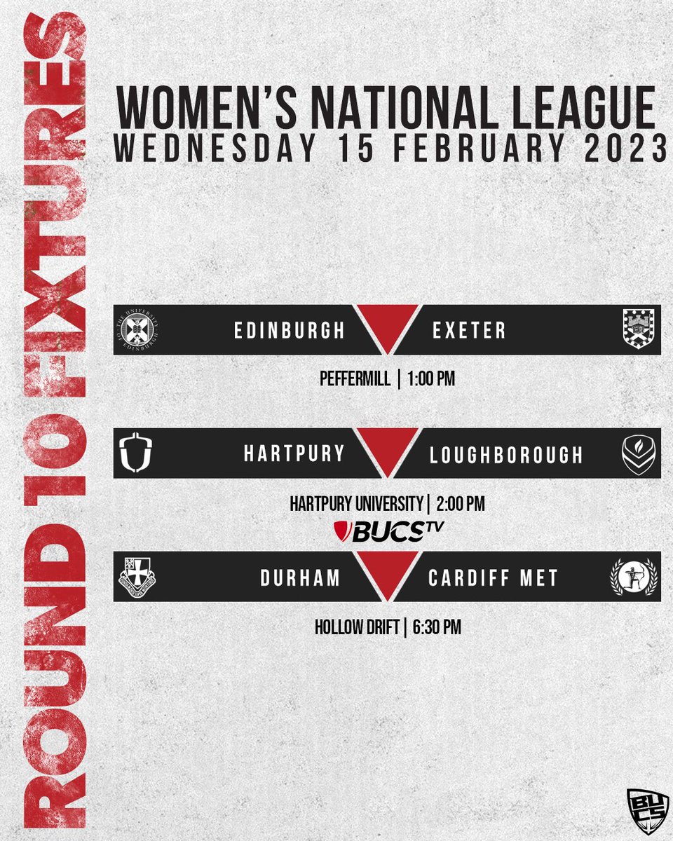 The final round. 🍿

If <a href="/HartpuryRugby/">Hartpury Rugby</a> win our livestreamed game against <a href="/LSWRFC/">Lboro Women's Rugby</a>, they become the queens of university rugby... 👑

WE. CAN'T. WAIT. 🏆