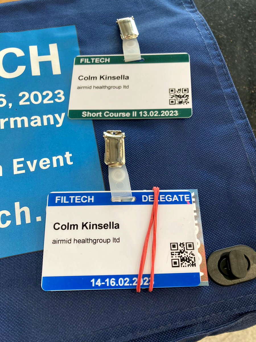 airmidhealthgrp's tweet image. Kicking off #filtech2023 with a course on Fine Dust Separation