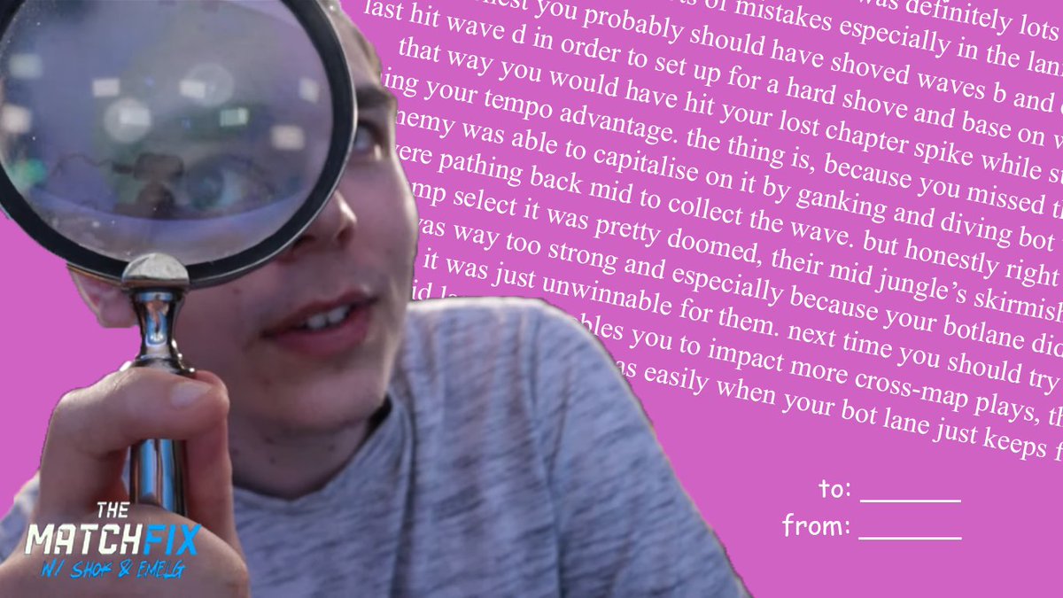 The Matchfix w/ Shok & emelg tweet media