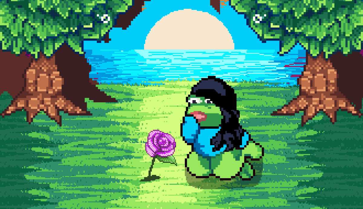 Peperina found a rare purple rose on Pepeland
Is it a coincidence ?
Or does it mean something ? 🌹🍀