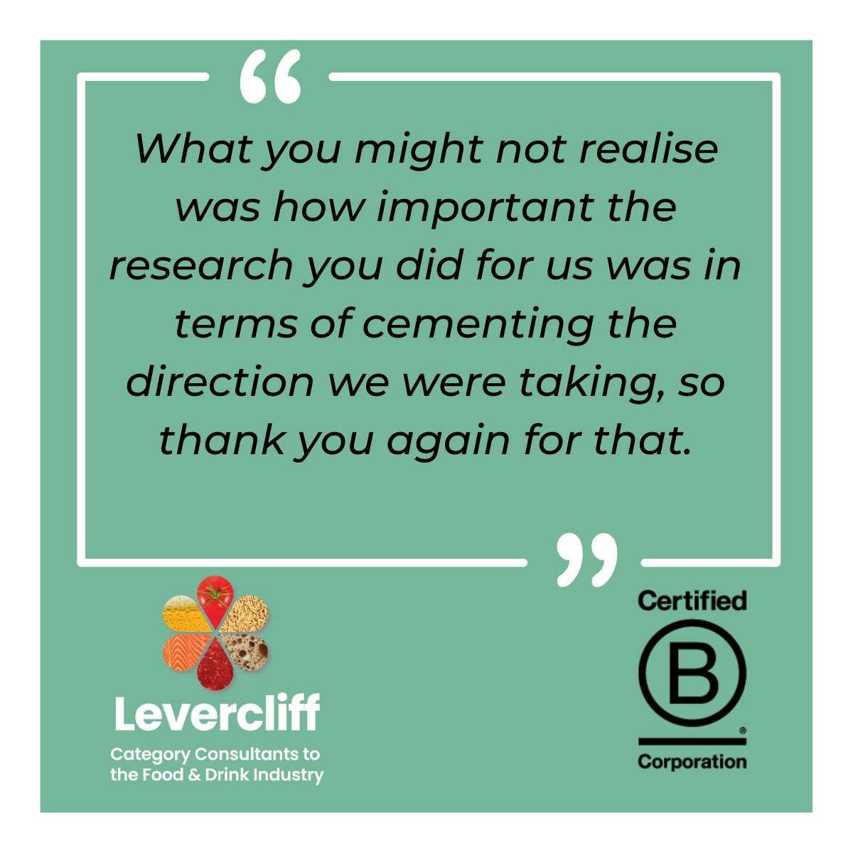 Sometimes we find ourselves being so invested and engrossed in our client work that we do not always see the broader implications of it... Luckily our clients are quick to share with us what we may have missed 😊 levercliff.co.uk/case-studies/a…