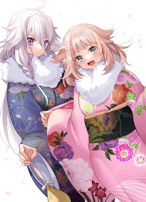 ARIA姉妹の晴れ着姿 